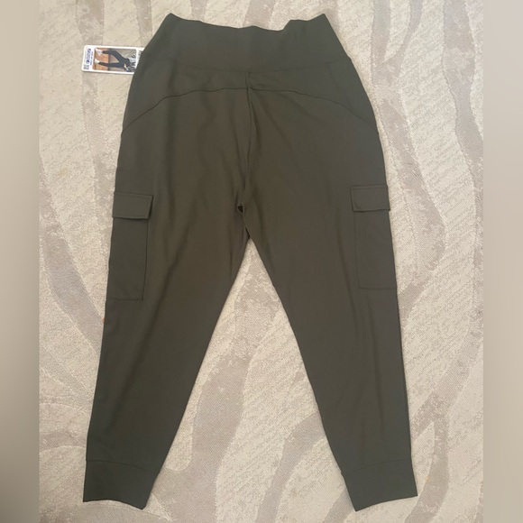 Rewash Dark Green Cargo Joggers - Picture 4 of 4